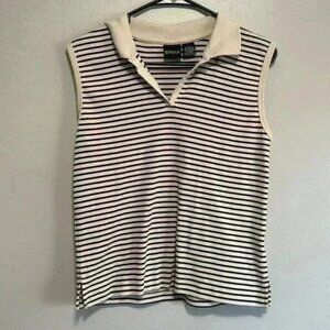 Vintage Erika tank top with collar Size large